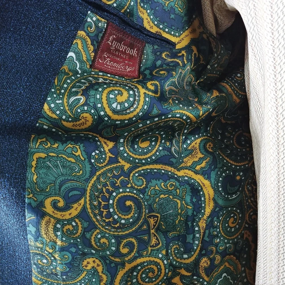 Lynbrook 1970's Vintage Wool Blazer 44R
